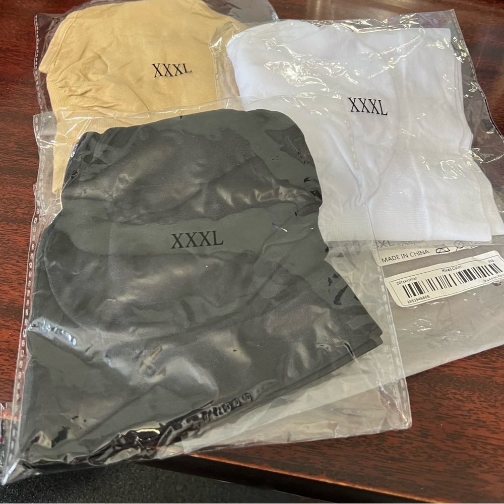 Bras‎ 3XL: Nude-White-Black (New in original packaging)